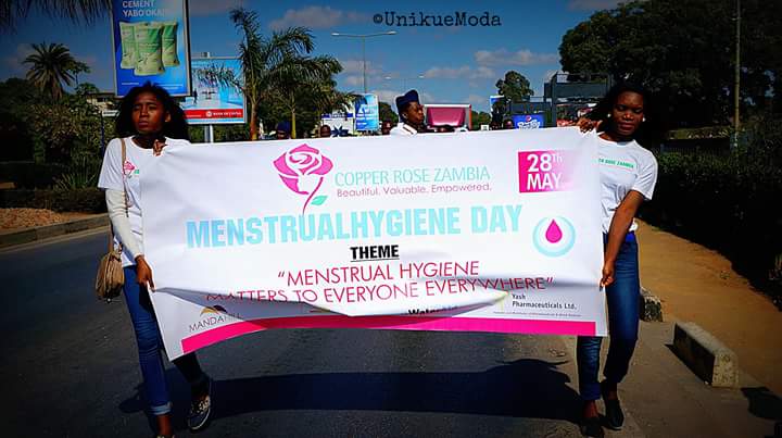 Later that month, the group held a public walk with the theme “Menstrual Hygiene matters to everyone everywhere”. 