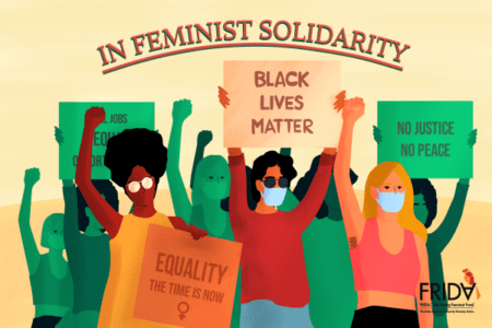 Dedicate your donation in feminist solidarity